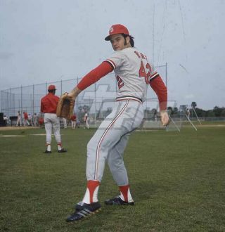1973 Topps Baseball Color Negative.  Ray Bare Cardinals