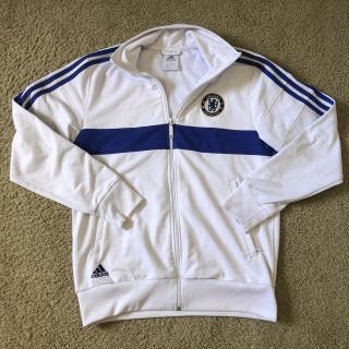 Adidas Soccer Football Futbol Zip Front Jacket Chelsea Football Club Men’s Xl