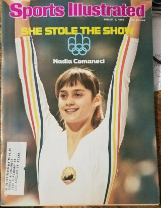 Sports Illustrated August 2,  1976 Nadia Comaneci She Stole The Show Olympics