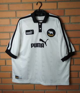 Derby County Home Football Shirt 1997 - 1998 Size 2xl Jersey Soccer Puma