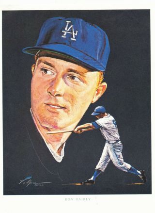 1962 Volpe Union Oil Los Angeles Dodgers - Ron Fairly