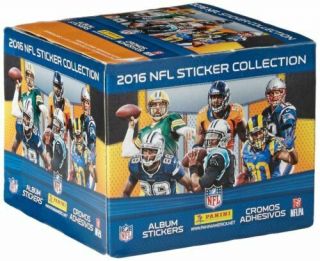 2016 Panini Nfl Football Sticker Box 50 Packs 250 Stickers