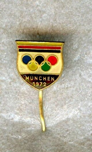 Noc Ddr East Germany 1972 Munich Olympic Games Stick Pin