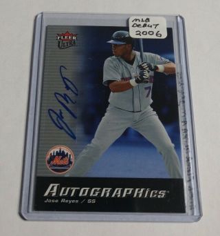 Jose Reyes - 2006 Fleer Ultra - Autographics - Autograph - Mets -