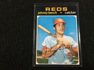 Johnny Bench Cincinnati Reds 1971 Topps 250
