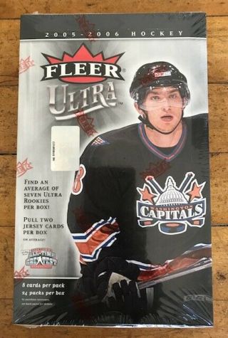 2005 - 06 Fleer Ultra Hockey HOBBY Pack (Fresh Ink Auto Jersey Sidney Crosby RC) ? 3