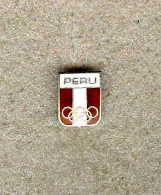 Noc Peru 1972 Munich Olympic Games Pin