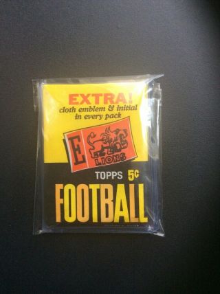1961 Topps Football 5 Cent Wax Pack -