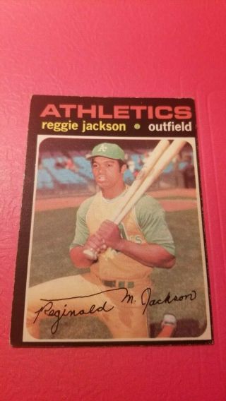 1971 Opc Baseball Set Break.  20 Reggie Jackson Oakland A 