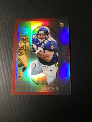 2019 Panini Legacy Football Robert Smith Legends Red Prizm Parallel 3/100