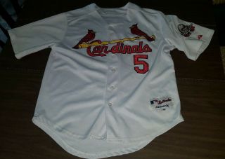 Albert Pujols St.  Louis Cardinals 2009 All - Star Game Patch Mens Size 48 Jersey