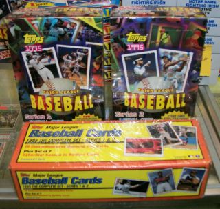 1995 Topps Baseball Factory Set,  Series 1 & 2 Boxes