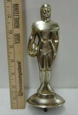 Collectible Vintage Metal Football Trophy Topper - Great Art Deco Look