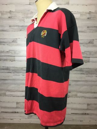 Vintage CANTERBURY OF ZEALAND sz XL Lincoln Rugby Polo Jersey 18 CCC 6