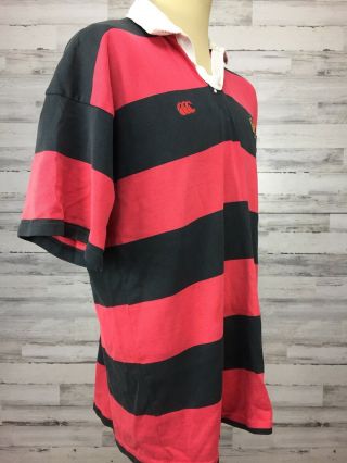 Vintage CANTERBURY OF ZEALAND sz XL Lincoln Rugby Polo Jersey 18 CCC 7