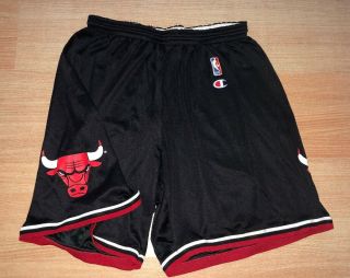 Vintage Chicago Bulls Champion Basketball Shorts Michael Jordan Xl