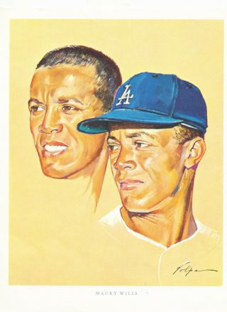 1964 Volpe Union Oil Los Angeles Dodgers - Maury Wills