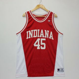 Vintage Indiana Hoosiers 45 Ncaa Champion Jersey Size 48 Ray Tolbert