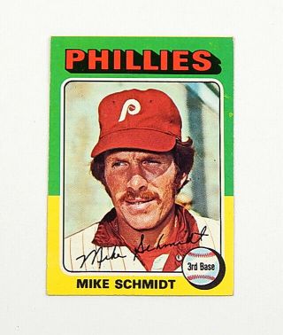 1975 Topps Mini Mike Schmidt 70 Philadelphia Phillies