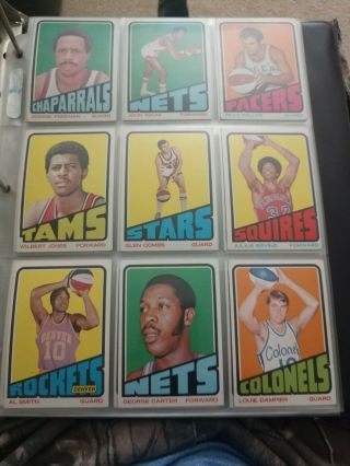 1972 - 73 Topps Basketball Near Complete Set 248/264.  Good, .  Stars Hof