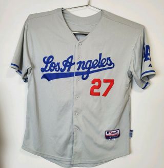 Majestic Authentic Los Angeles Dodgers Matt Kemp 27 Baseball Jersey Mens Size 52