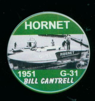 Hornet Wild Bill Cantrell Hydroplane 1951 Regatta Boat Racing Race Speed Power