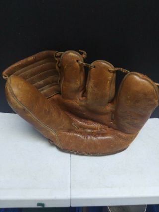 Vintage Baseball Glove.  Pro Maker Bill Renna Baseball Glove.