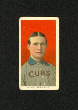 1909 - 11 T206 Frank Chance (red Portrait) 78 - Cubs - Sweet Caporal Back