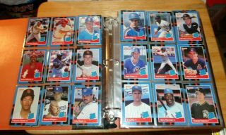 1988 Donruss Baseball Complete 660 Card Set In A Binder