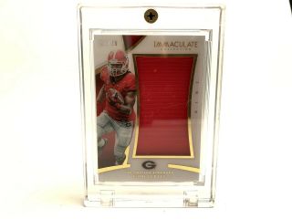 Todd Gurley 2015 Immaculate Collegiate Georgia Rookie Jumbo Jersey Patch Rc