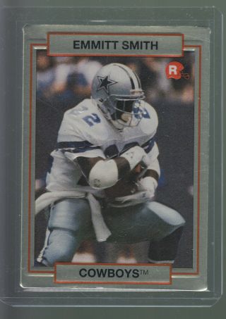 1990 Action Packed Rookie Update 34 Emmitt Smith Rc Cowboys Rookie Card B