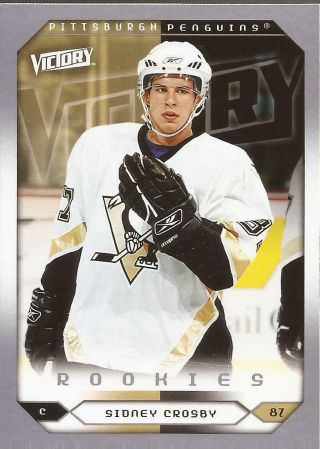 Sidney Crosby 2005 - 06 Upper Deck Victory Rookie Pittsburgh Penguins B