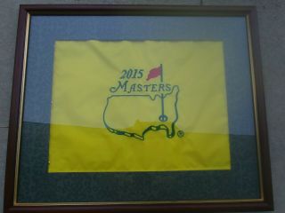 2015 Embroidered Masters Golf Pin Flag Augusta National Winner Jordan Spieth Pga