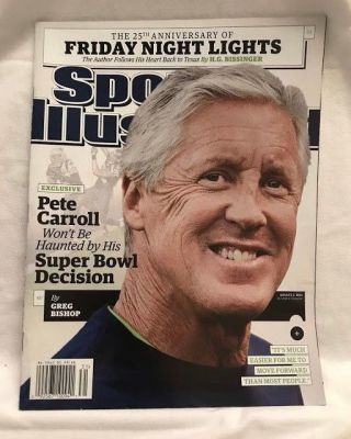 Sports Illustrated August 3,  2015 Pete Carroll Seahawks Head Coach
