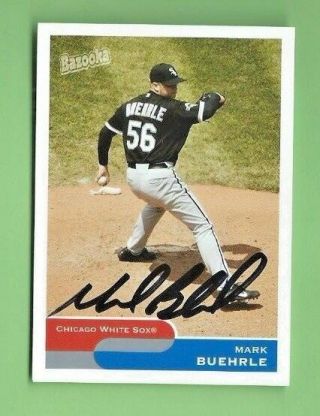 Mark Buehrle Autograph Auto 2004 Topps Bazooka Chicago White Sox Star