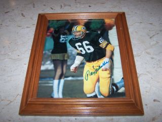 Hand Signed Green Bay Packers Ray Nitschke Autographed 8x10 Photo