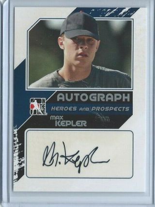 2011 In The Game Heroes And Prospects Max Kepler Auto Rc Twins