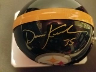 Dan Kreider Steelers Autographed Mini Helmet,  Man Cave Must Have