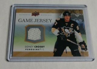 R11,  786 - Sidney Crosby - 2007/08 Upper Deck - Game Jersey - Penguins -