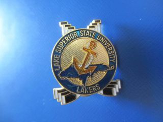 Lake Superior State Soo Lakers Hockey Lapel Hat Pin