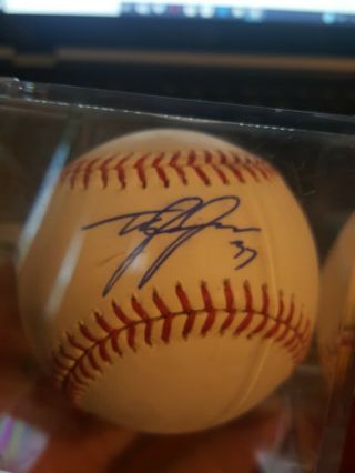 Tyler Skaggs Autographed Signed Omlb Baseball Angels Dbacks