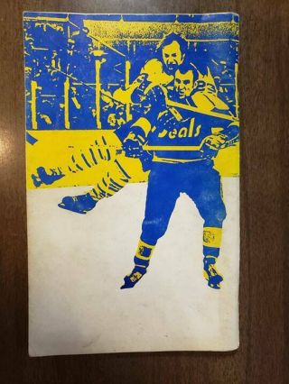 Buffalo Sabres 1971 - 72 Official Media Guide NHL HOCKEY 2
