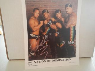 Wwe Wwf Dwayne “the Rock” Johnson Autographed Signed 8x10 Promo Photo 1