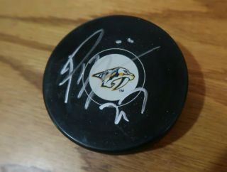 Patric Hornqvist Signed Pittsburgh Penguins Puck Autograph Auto Nhl