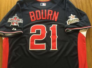 2010 Mlb All - Star Game National League Michael Bourn Astros Jersey Size Large