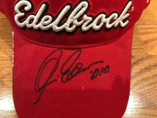 Edelbrock Autographed Hat 4