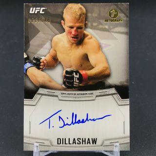 2014 Topps Ufc Knockout Tj Dillashaw 1st Rc Rookie Auto Autographed Signed /149