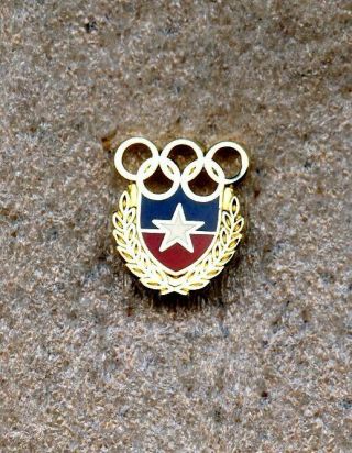 Noc Chile 1984 Los Angeles 1988 Seoul Olympic Games Pin Enamel