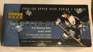 2005/06 Upper Deck Series 1 Hockey Retail box CROSBY RC 2
