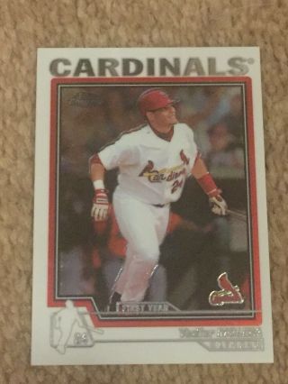 2004 Topps Chrome 219 Yadier Molina Rookie Rc Card Cardinals